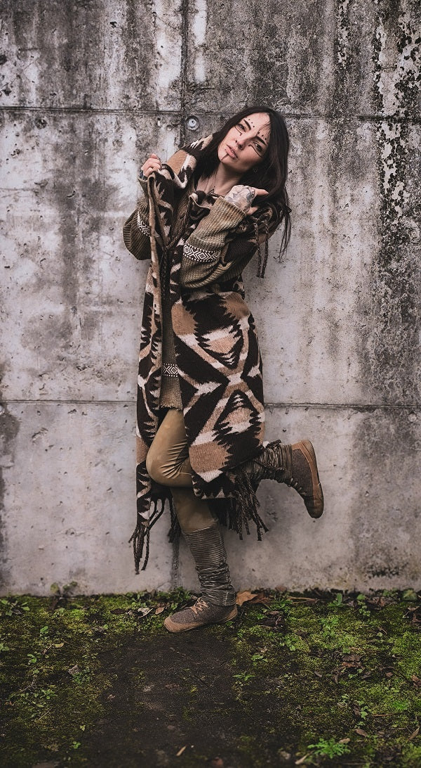 Azteken Wolllongweste 2.0