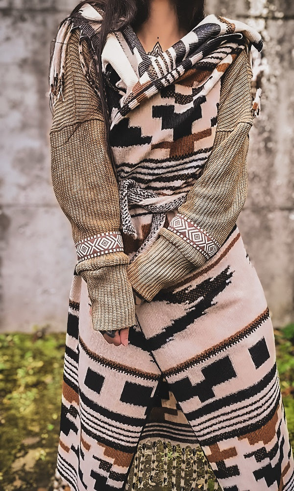 Azteken Wolllongweste 1.0