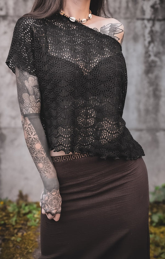 Evagelia Shirt Schwarz