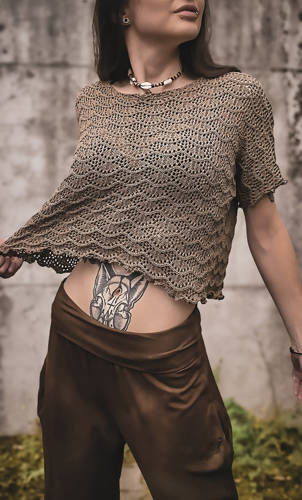 Evagelia Shirt Braun
