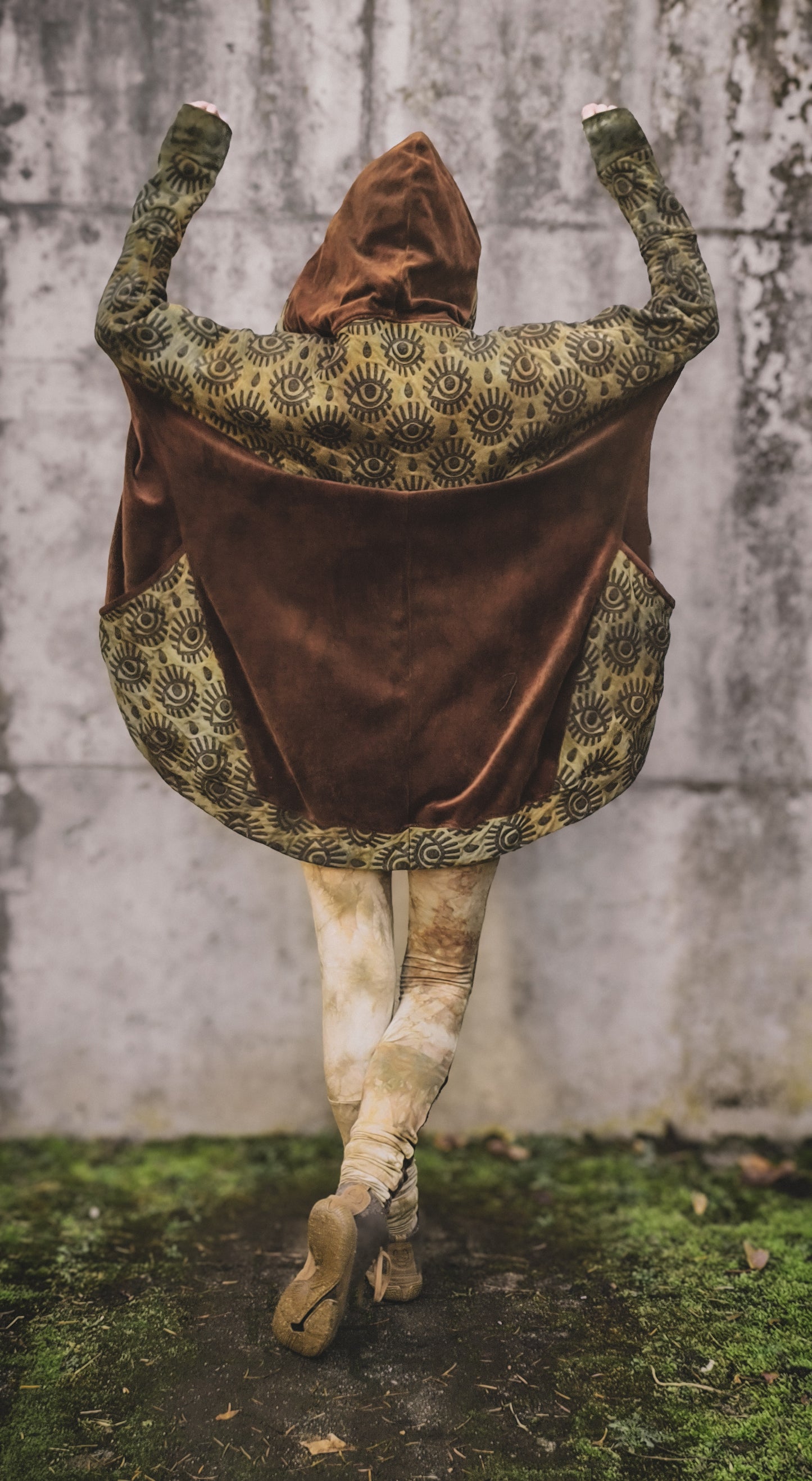 Eyelet Upcycling Cardigan