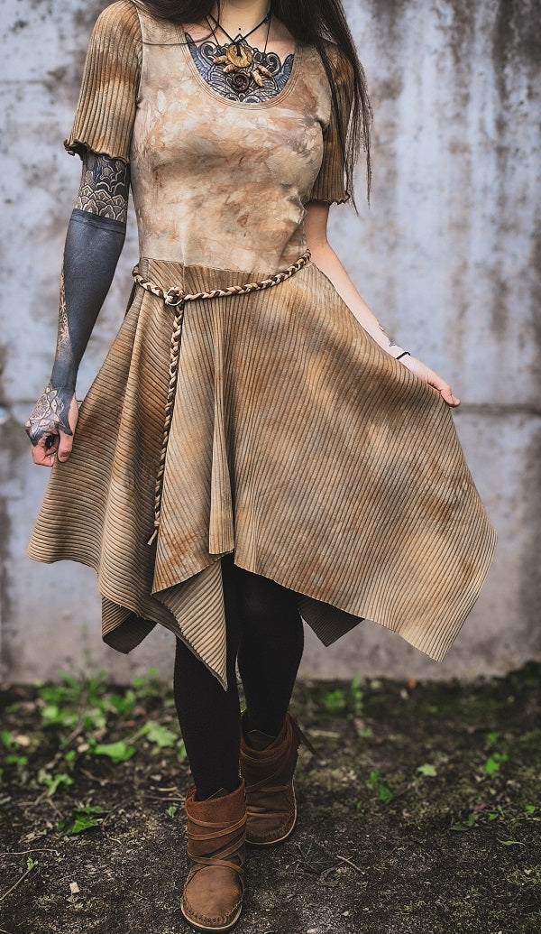 Rib Tan Dress
