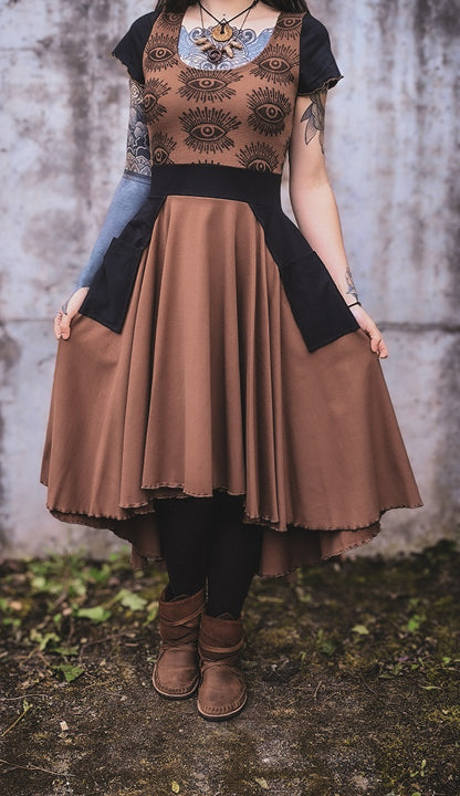 Eyelet Vokuhila Dress