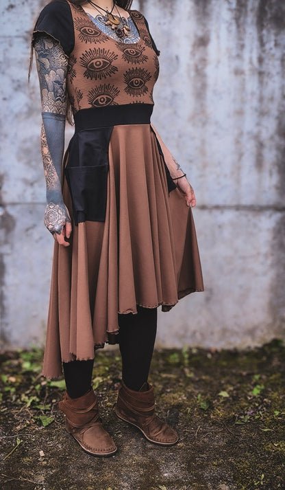 Eyelet Vokuhila Dress