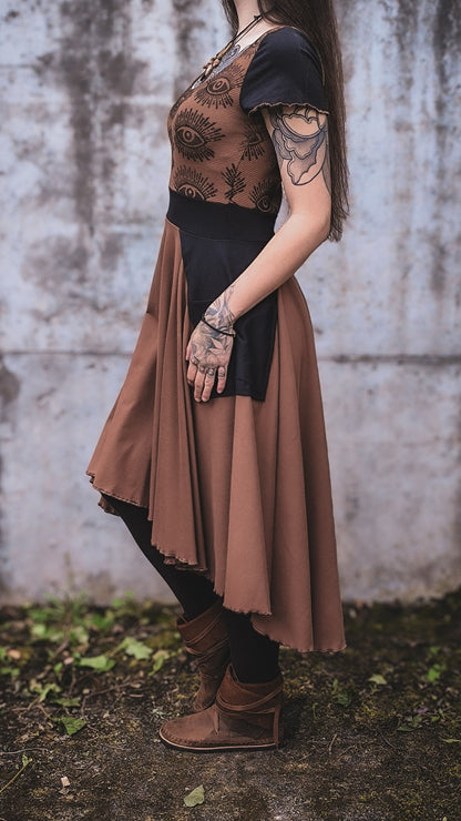 Eyelet Vokuhila Dress