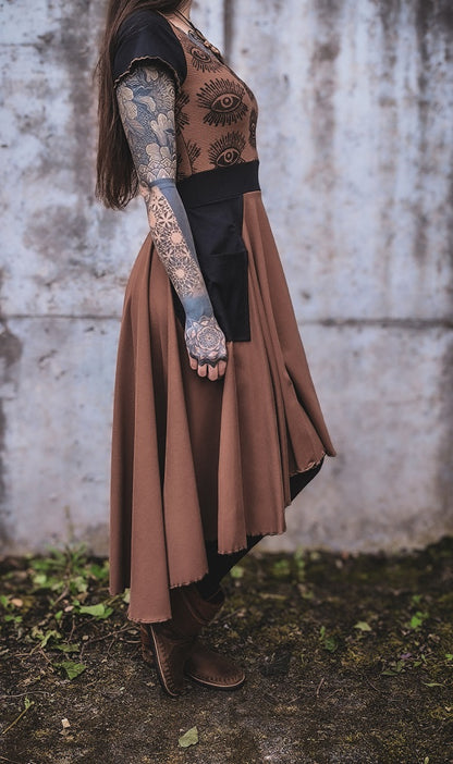 Eyelet Vokuhila Dress