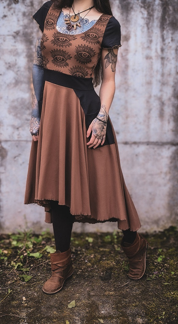 Eyelet Vokuhila Dress