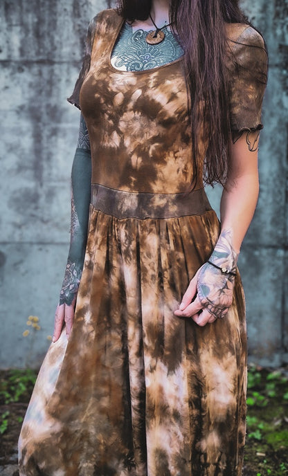 Tan Short Sleeve Jumpsuit