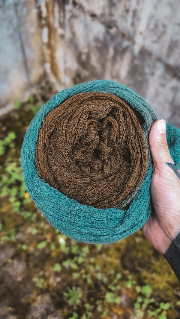 Sommertuch Sand and Sea Gelbbraun