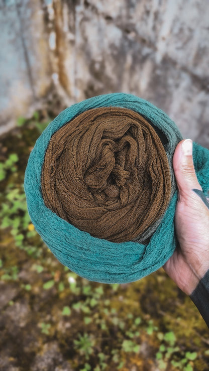 Sommertuch Sand and Sea Gelbbraun