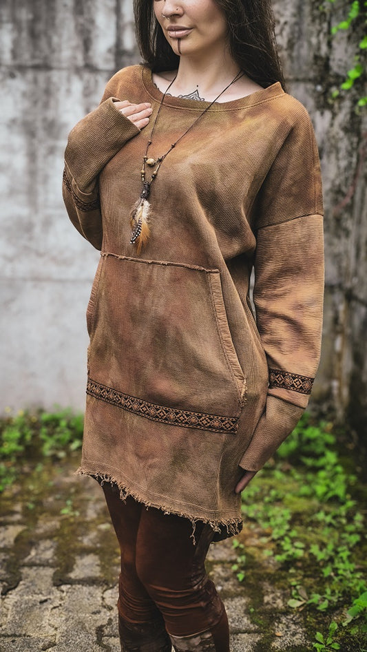 Inka Longpullover Tan