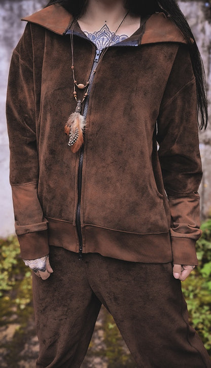 Nicki Jacke Kupferbraun