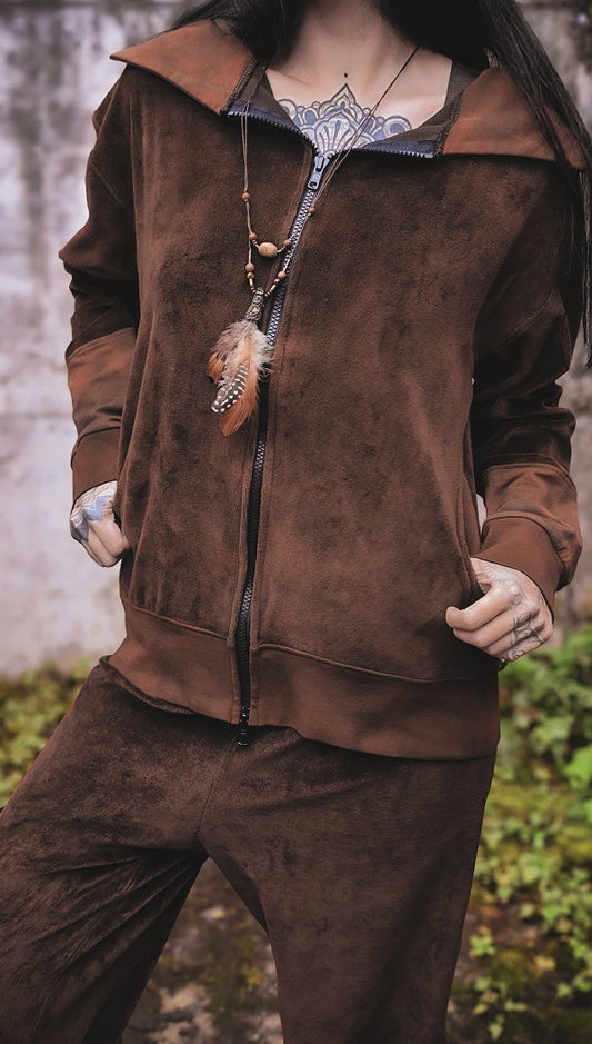 Nicki Jacke Kupferbraun