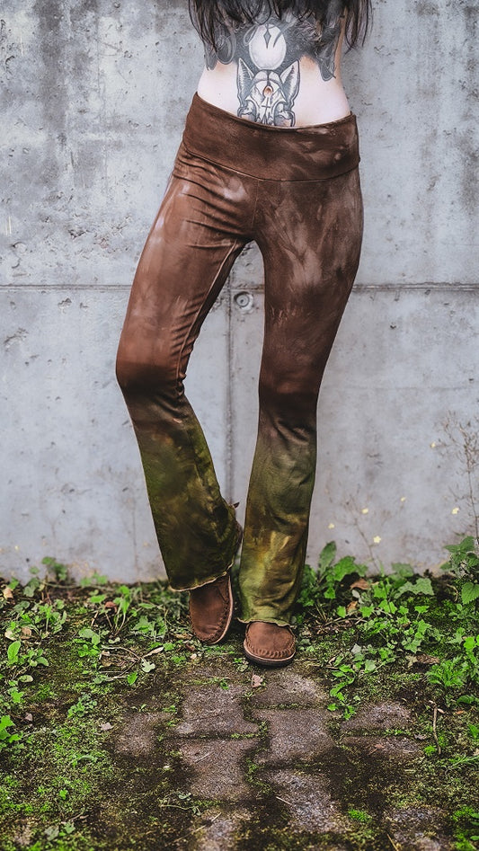 Flared Avocado Leggings