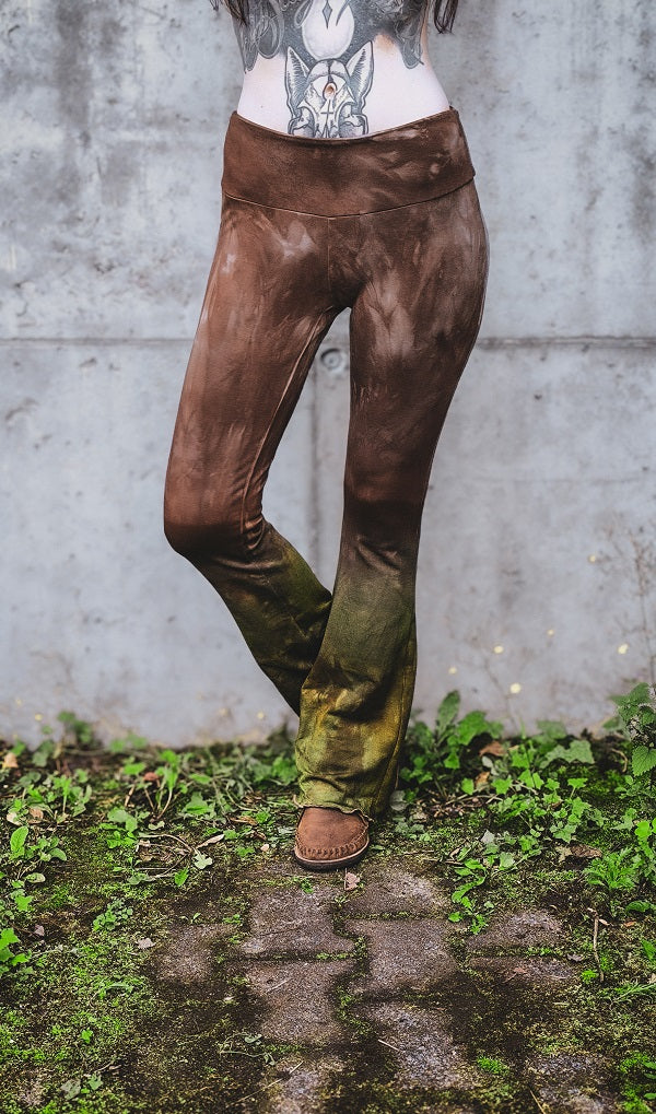 Flared Avocado Leggings