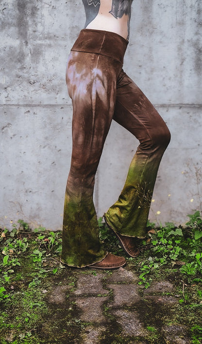 Flared Avocado Leggings