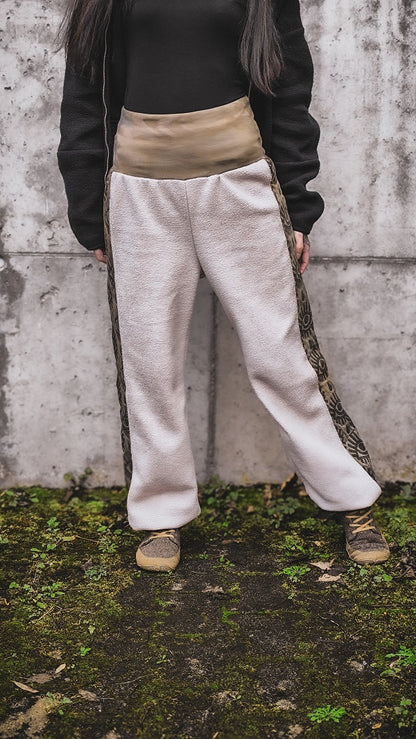 Eyelet Pluderhose Tan