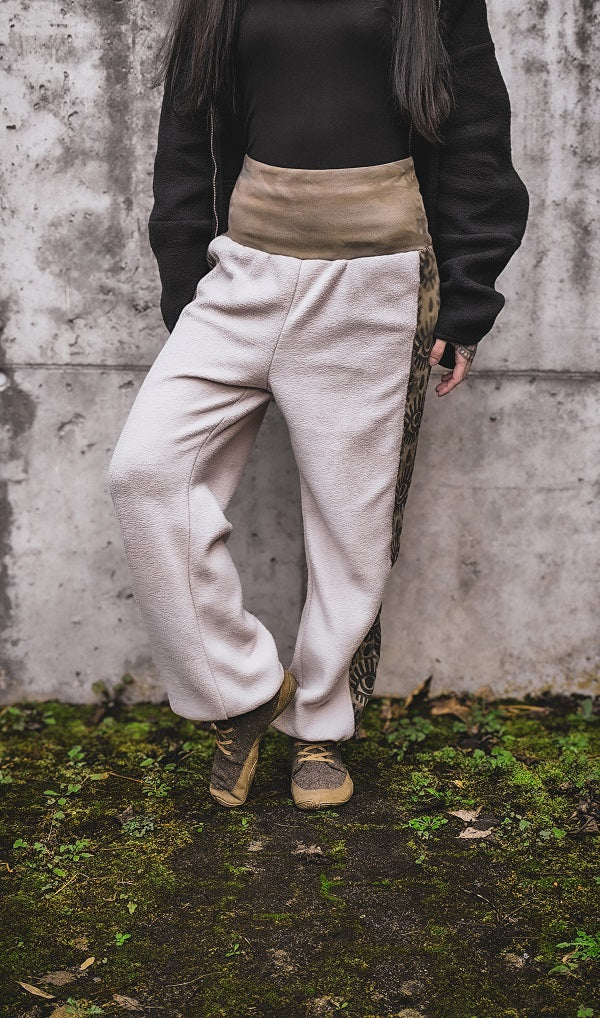 Eyelet Pluderhose Tan