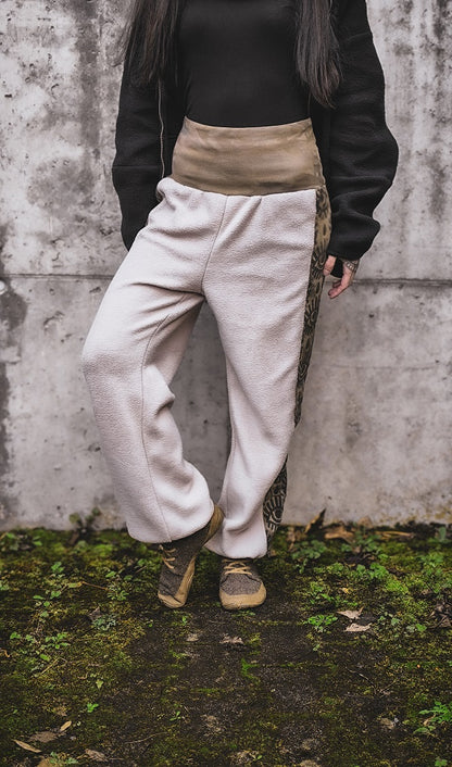 Eyelet Pluderhose Tan