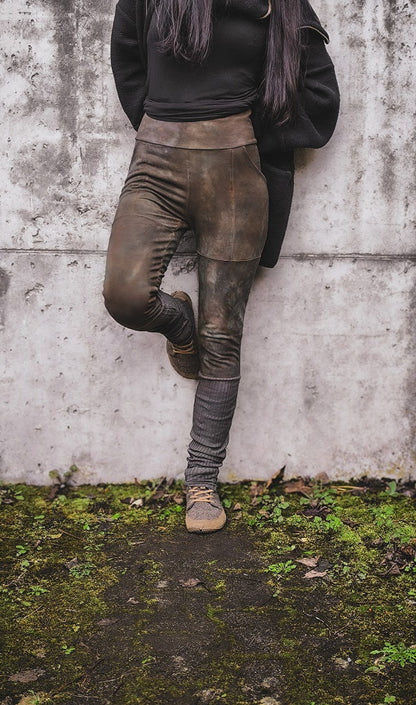 Pocket Leggings Braun