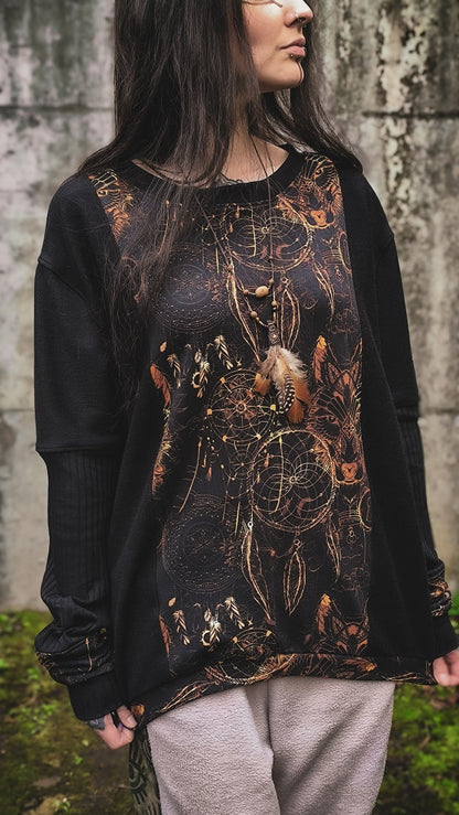 Vokuhila Wolf Longsleeve
