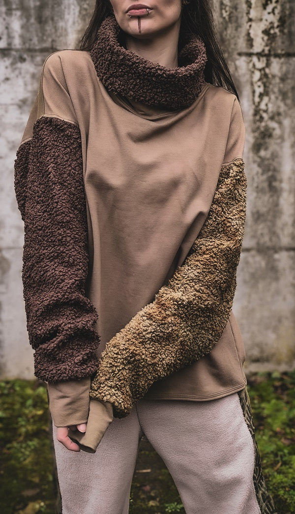 Turtleneck Sweater Tricolour