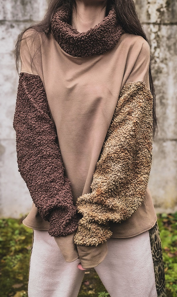 Turtleneck Sweater Tricolour