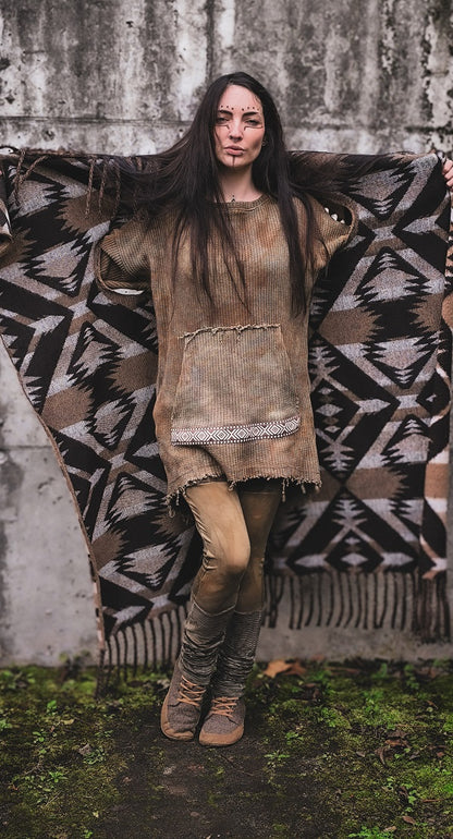 Azteken Wolllongweste 2.0