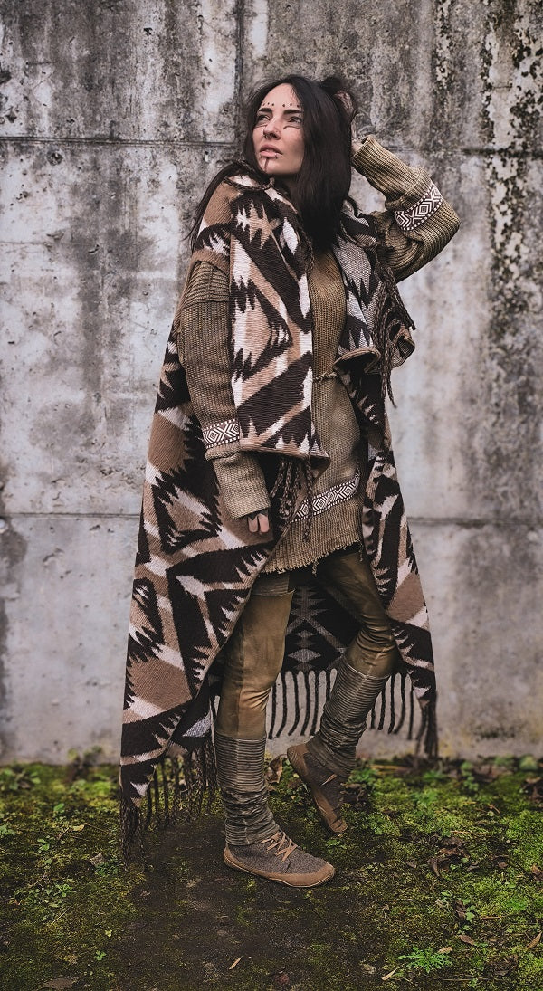 Azteken Wolllongweste 2.0