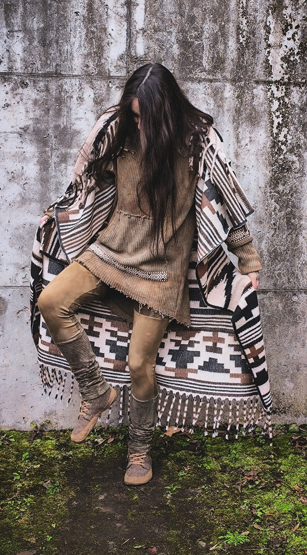 Azteken Wolllongweste 1.0