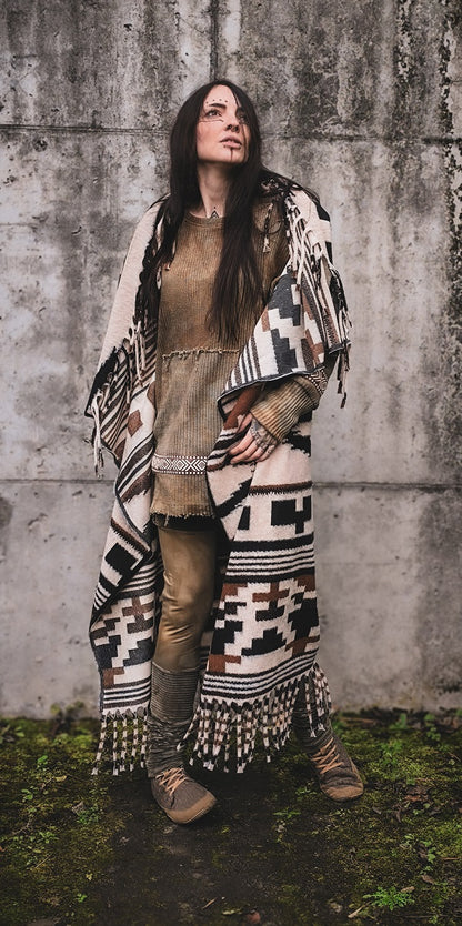 Azteken Wolllongweste 1.0