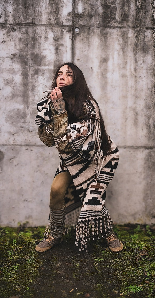 Azteken Wolllongweste 1.0