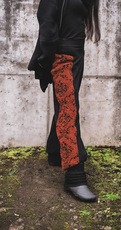 Wollpluderhose Kaminrot