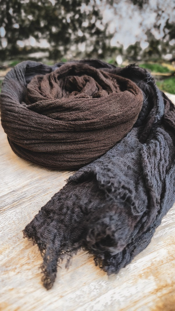 Tuch Braungrau