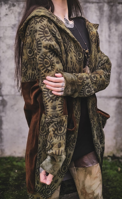 Eyelet Upcycling Cardigan