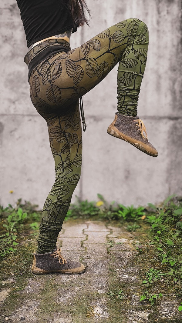 Leggings Leaves Mossy