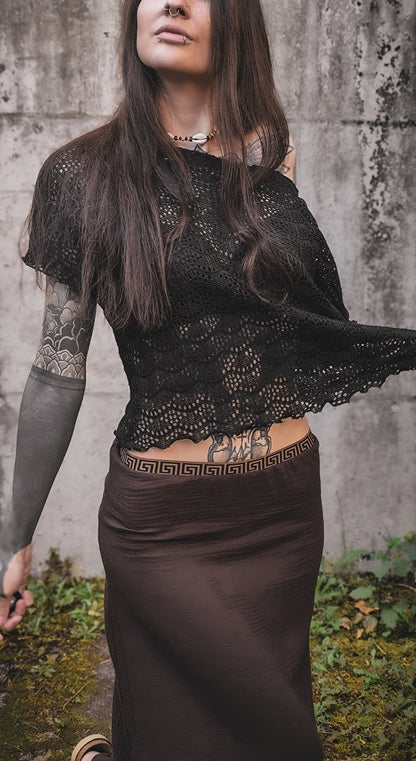 Evagelia Shirt Schwarz
