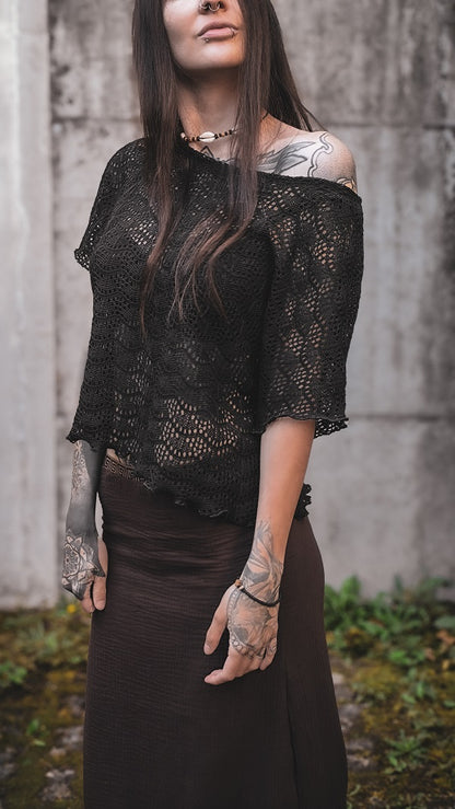 Evagelia Shirt Schwarz