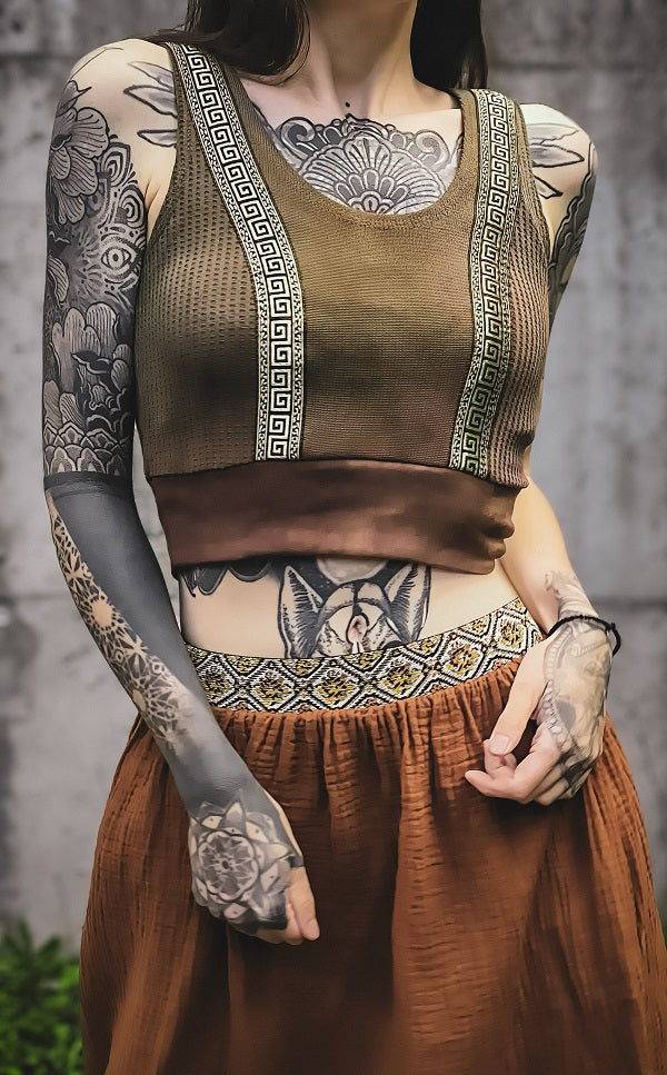 Greek Lace Croptop