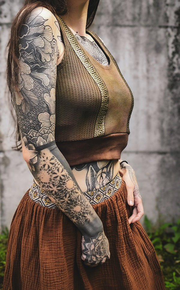 Greek Lace Croptop