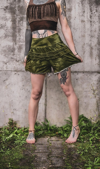 Lace Shorts Mossy
