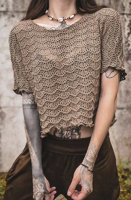 Evagelia Shirt Braun