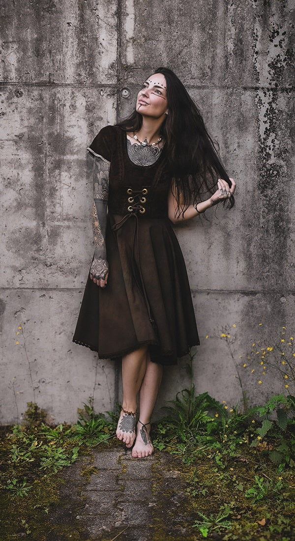 Dirndlkleid Braun
