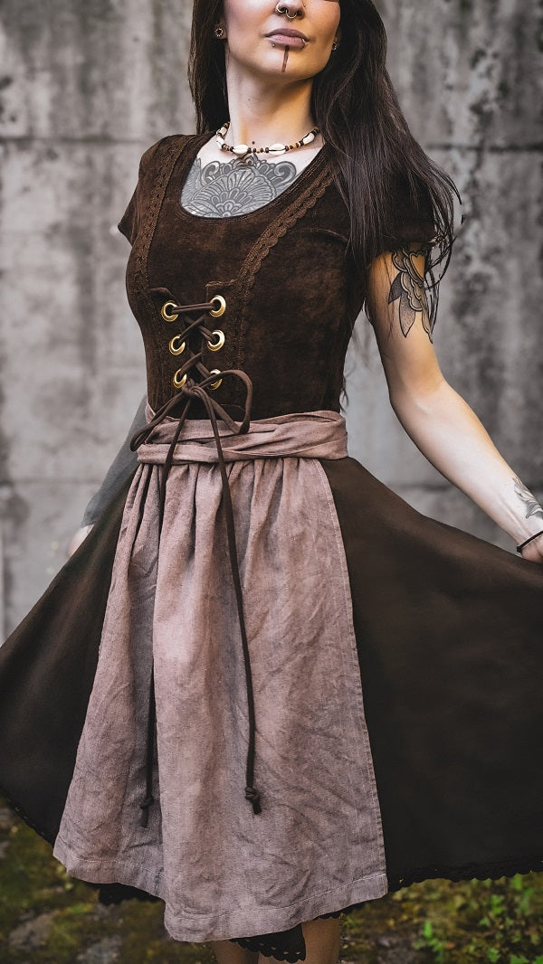 Dirndlkleid Braun