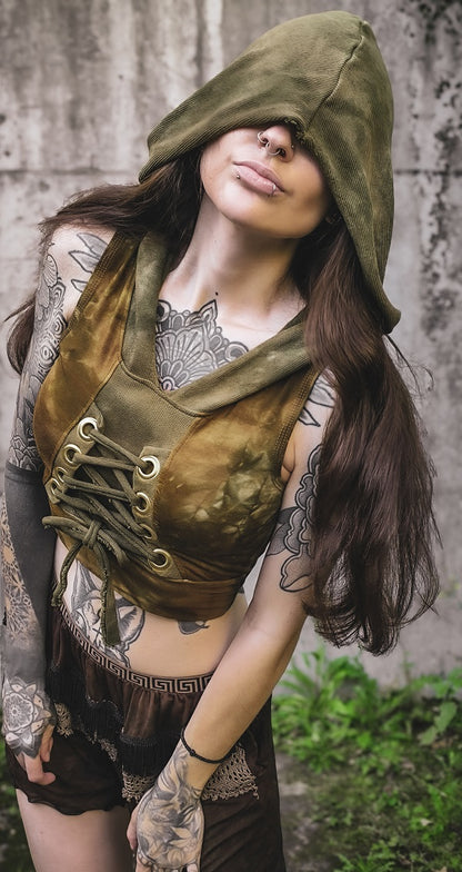 Khaki Croptop