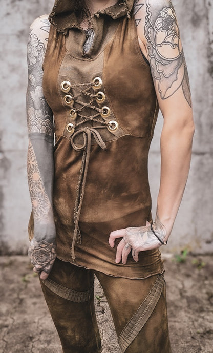 Hooded Top Earthy