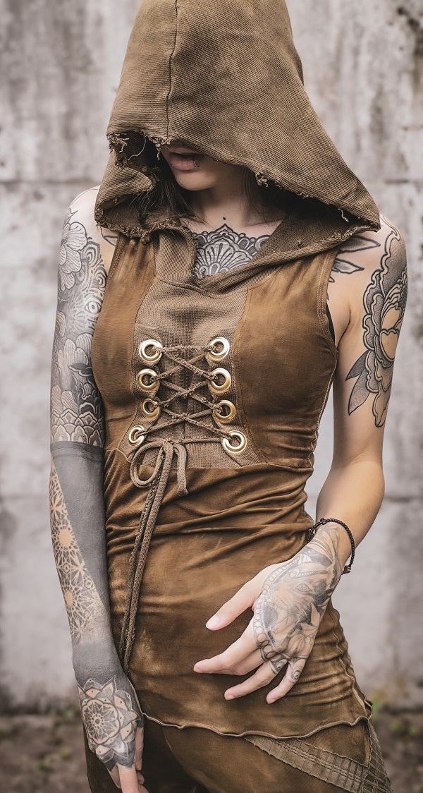 Hooded Top Earthy